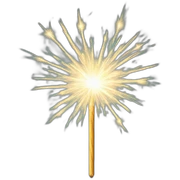 sparkler sticker