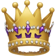 dropping crown sticker