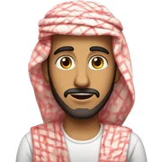 Arab guy sticker
