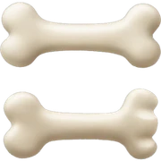 dog bone sticker