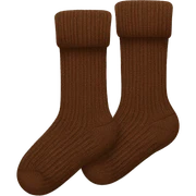 Brown ribbed socks sticker