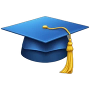 graduation cap sticker
