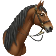 Renaissance horse sticker