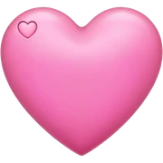 pink heart sticker