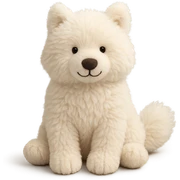 jellycat stuffed plush samoyed sticker