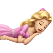 Sleeping beauty  sticker