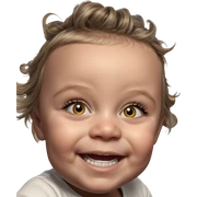 smiling girl portrait looking at viewer sticker