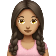 Brunette girl sleeping sticker