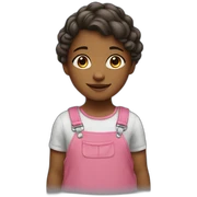 little girl sticker