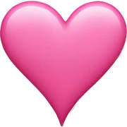 Pink heart sticker