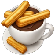 Taza de Chocolate con churros sticker