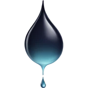 ink drop sticker