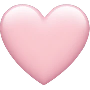 Light pink heart sticker