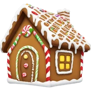 gingerbread house sticker