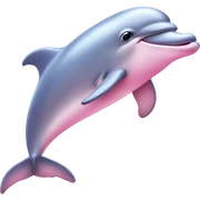 Pastel-pink-colors-dolphin sticker