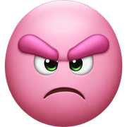 kirby angry  sticker