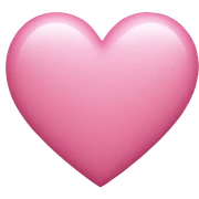 Pink heart sticker