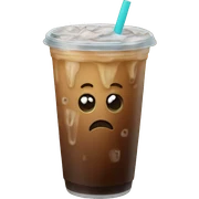 Iced coffee sticker