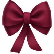 I want a burgundy bow sticker
