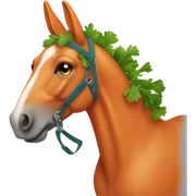 Carrot horse sticker
