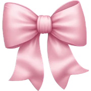 Pink bow  sticker