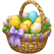 easter basket sticker