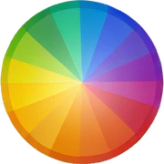 color wheel sticker