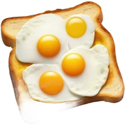 Sunny side bread sticker