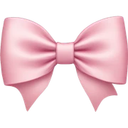 Light pink bows sticker