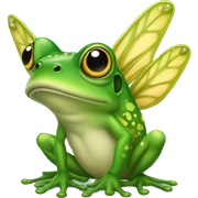 Fairy frog sticker