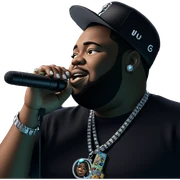 boy with microphone and jewelry sticker