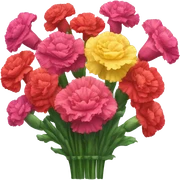 carnations sticker