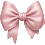 Light pink bow sticker