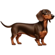 brown-dachshund sticker