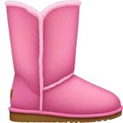 Uggs pink with bowns  sticker