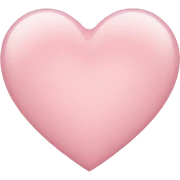 Light pink heart sticker