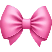 pink bow sticker