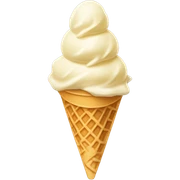 vanilla ice cream sticker
