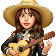 Mariachi Guitarist sticker