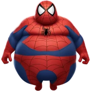 Fat Spider-Man  sticker