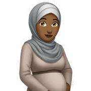 pregnant hijabi sticker