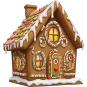 gingerbread house sticker