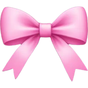 pink bow sticker
