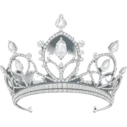 Elegant tiara with diamonds  sticker
