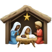 Christmas Nativity Scene sticker