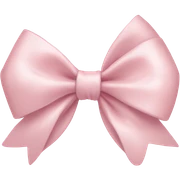 pastel pink bow sticker