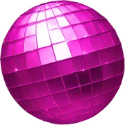 pink disco ball sticker