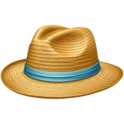 Straw hat  sticker