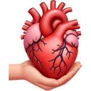 The heart of your hands sticker
