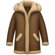 coat furry sticker